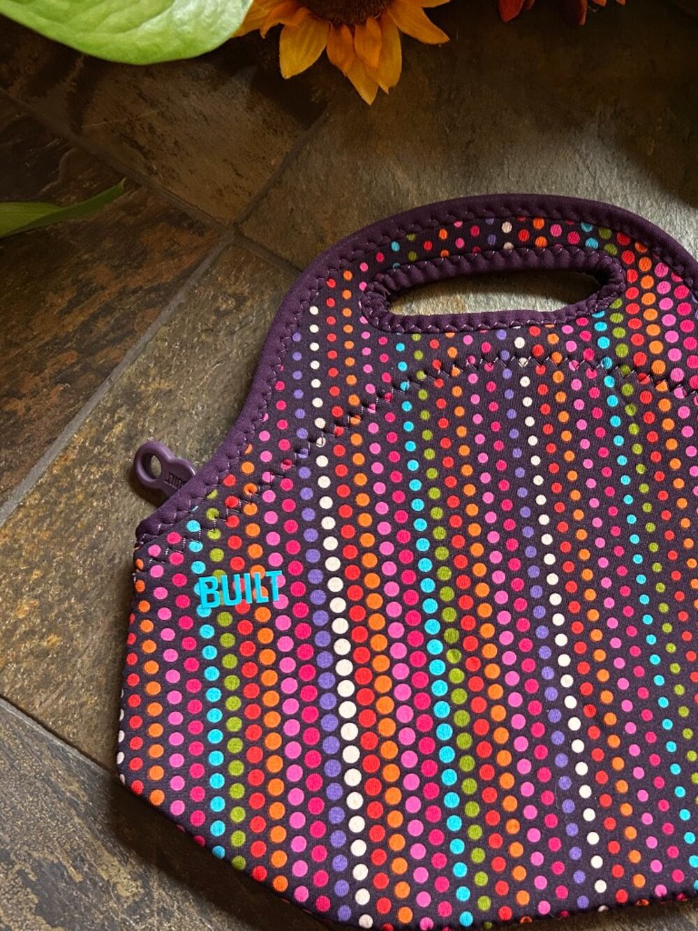 Built Insulated Gourmet Getaway Lunch Tote in Microdot - Picture 3 of 12